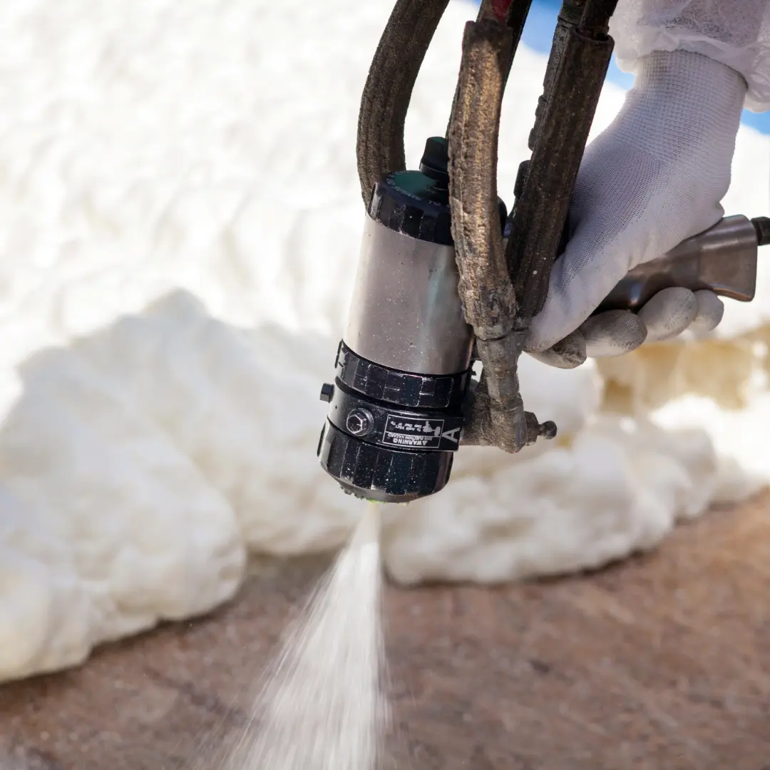 spray foam insulation and spray foam dispenser